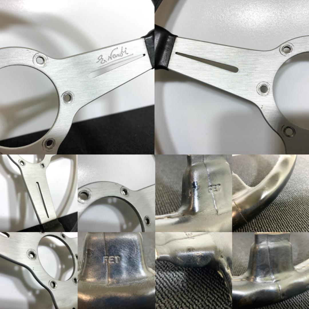 ナルディ クラシック 36パイ シルバースポーク FET刻印 ステアリング