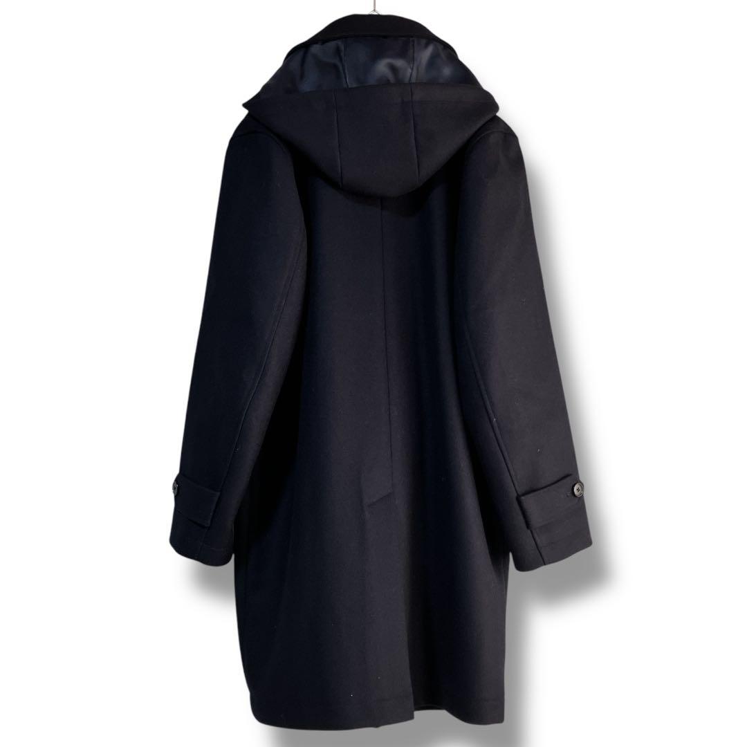 ダニエルクレミュ 良品 日本製 カシミヤ使用 フード脱着 ダッフル