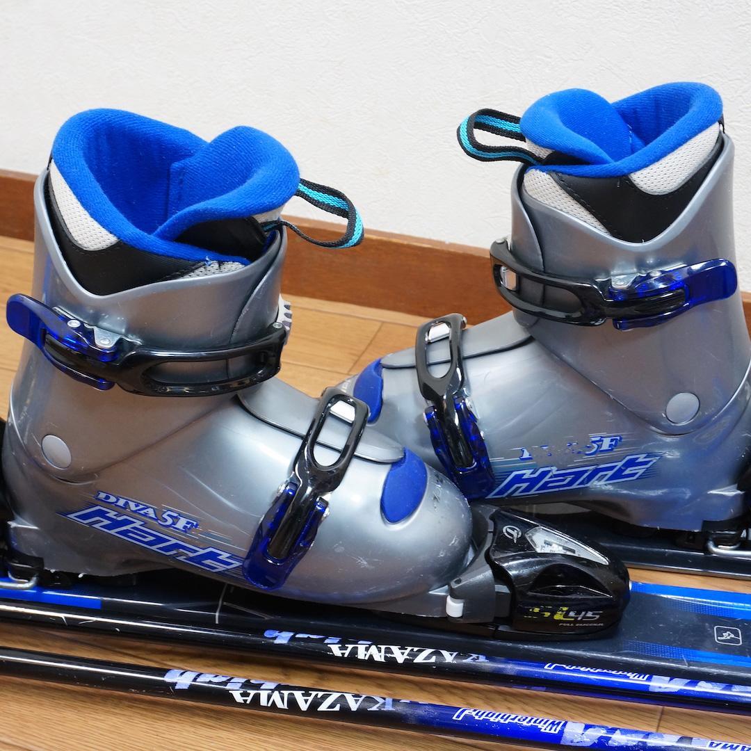 メンテ済 120cm 靴22cm ELAN カービングスキーセット - メルカリ