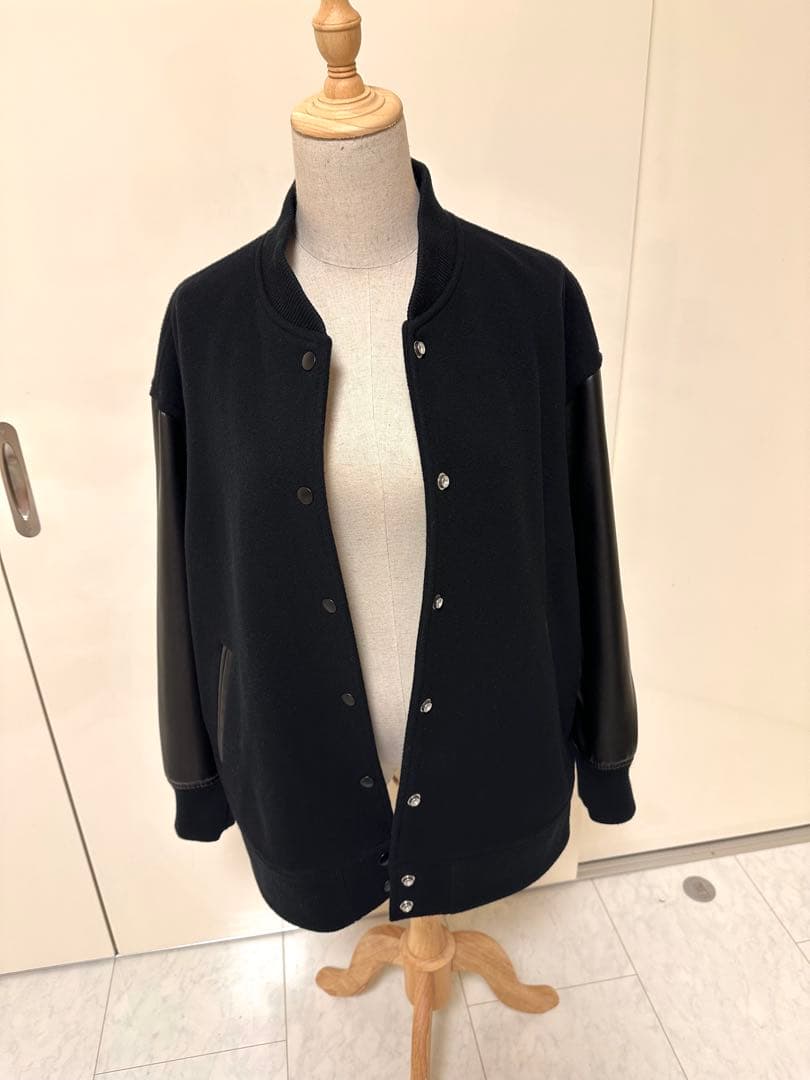 Spick &Span スタジアムジャンパー ブラック