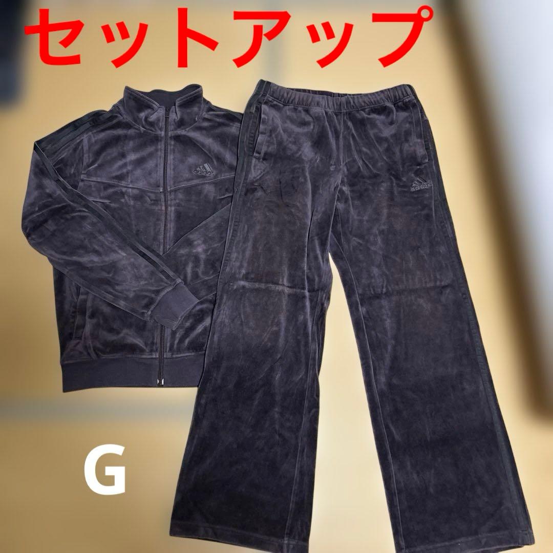 adidas アディダス　ベロアトラックジャケット　セットアップ　ラッパー　人気 adidas Originals アディダス ベロア ジャージ ファイヤーバード 上下