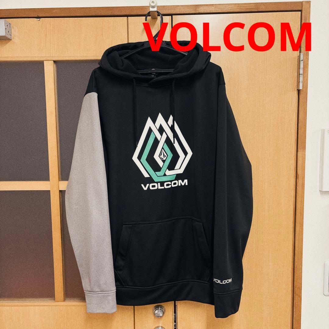 美品　VOLCOM 撥水パーカー　スノーウェア　スノーボード　ボルコム VOLCOM（ボルコム） レディース プルオーバー パーカー 長袖 フード
