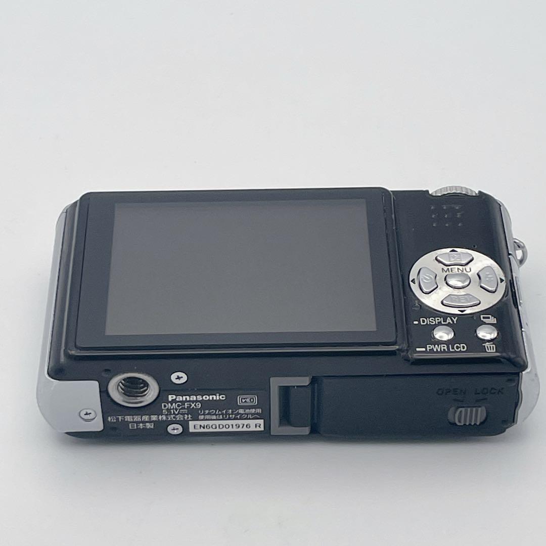 良品】Panasonic LUMIX DMC-FX9 ブラック ライカレンズ