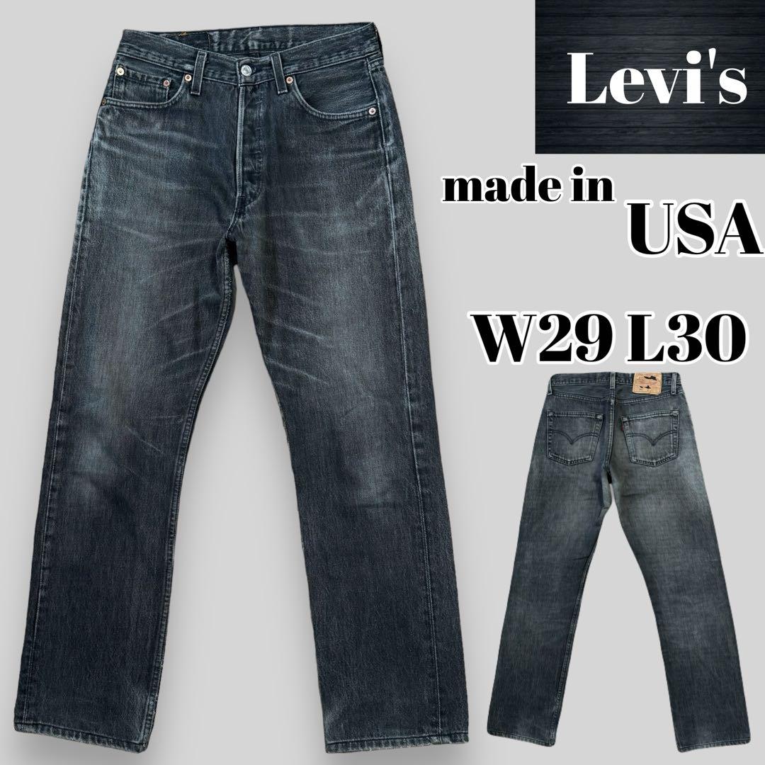 95年 USA製 鬼ヒゲ リーバイス 501 ブラック サルファ Levi's - メルカリ