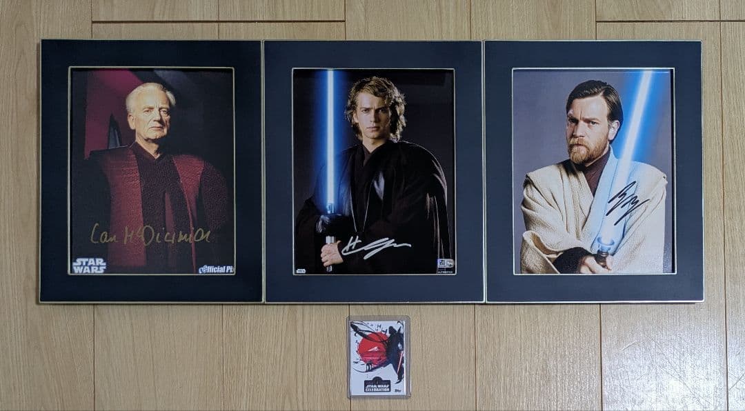 1/16迄出品 STARWARS ヘイデン、ユアン、イアン直筆サイン SWAU - メルカリ