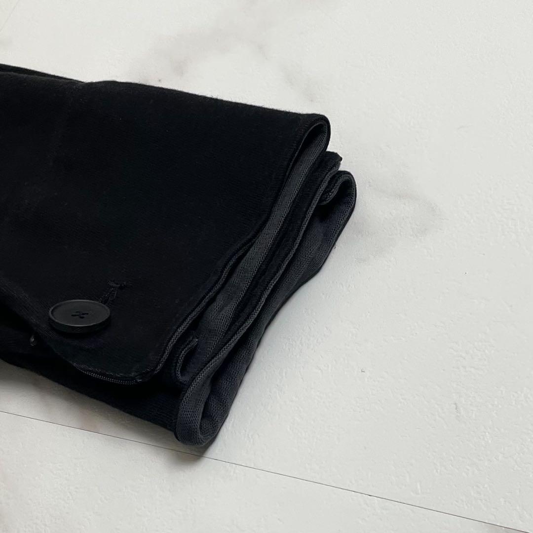 美品 18SS◎ワイスリー スウェットロングコート ブラック Mサイズ相当