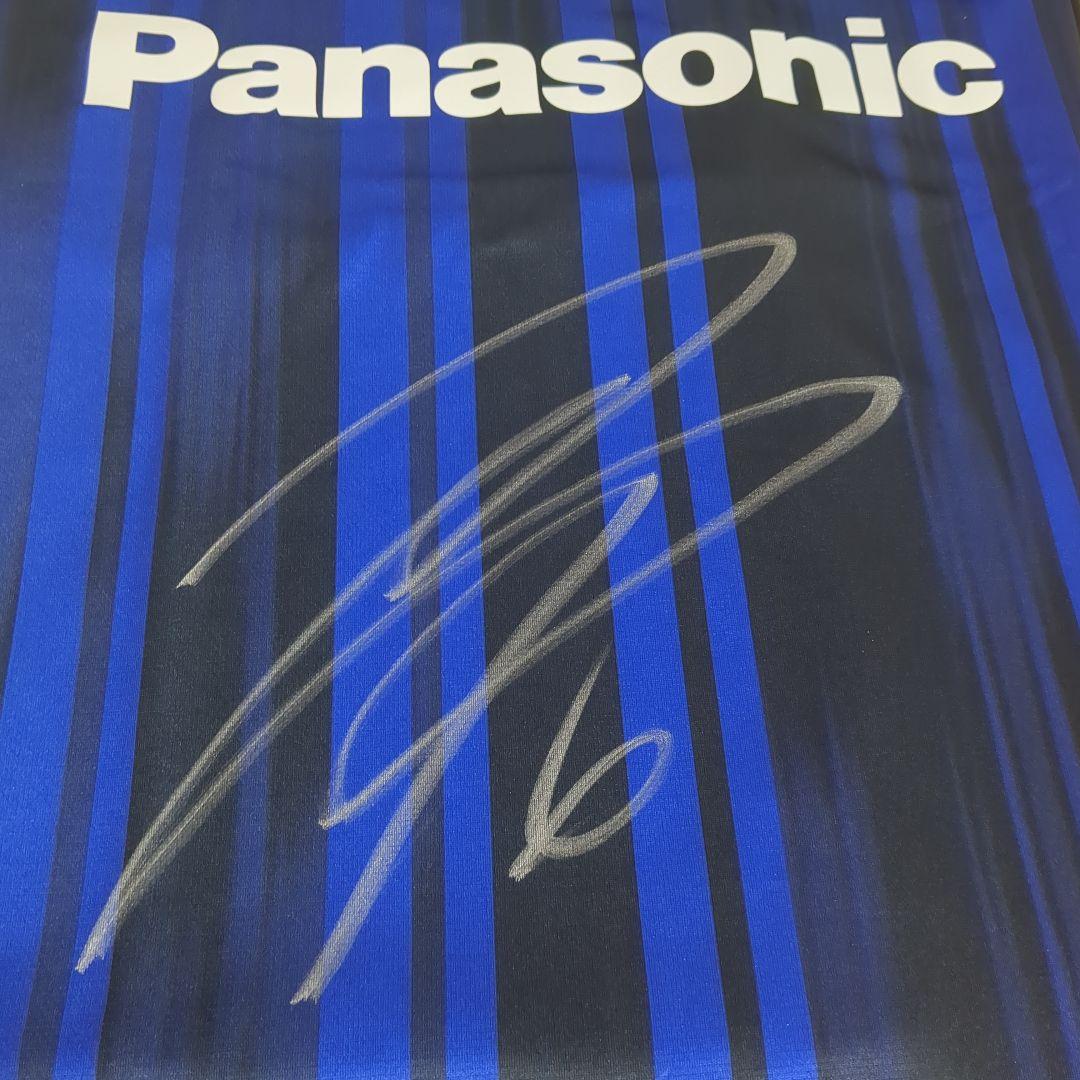 新品 ガンバ大阪 襟付きhummel サッカーユニフォーム 黒川圭介サイン