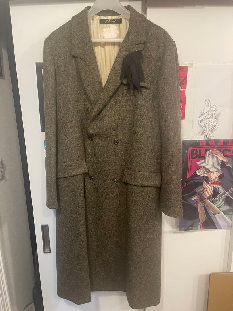 【極希少・新品未使用】ARCHIVIO J.M.Ribot ツイードダブルコート