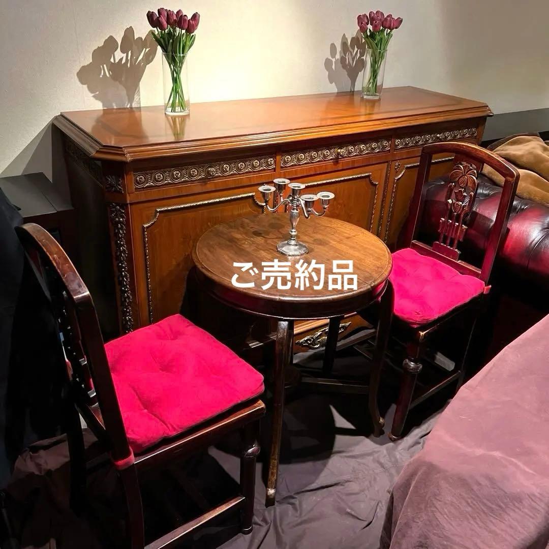 中華民国1910'sアンティーク3点セットの内のチェア➀ 上海租界 - メルカリ