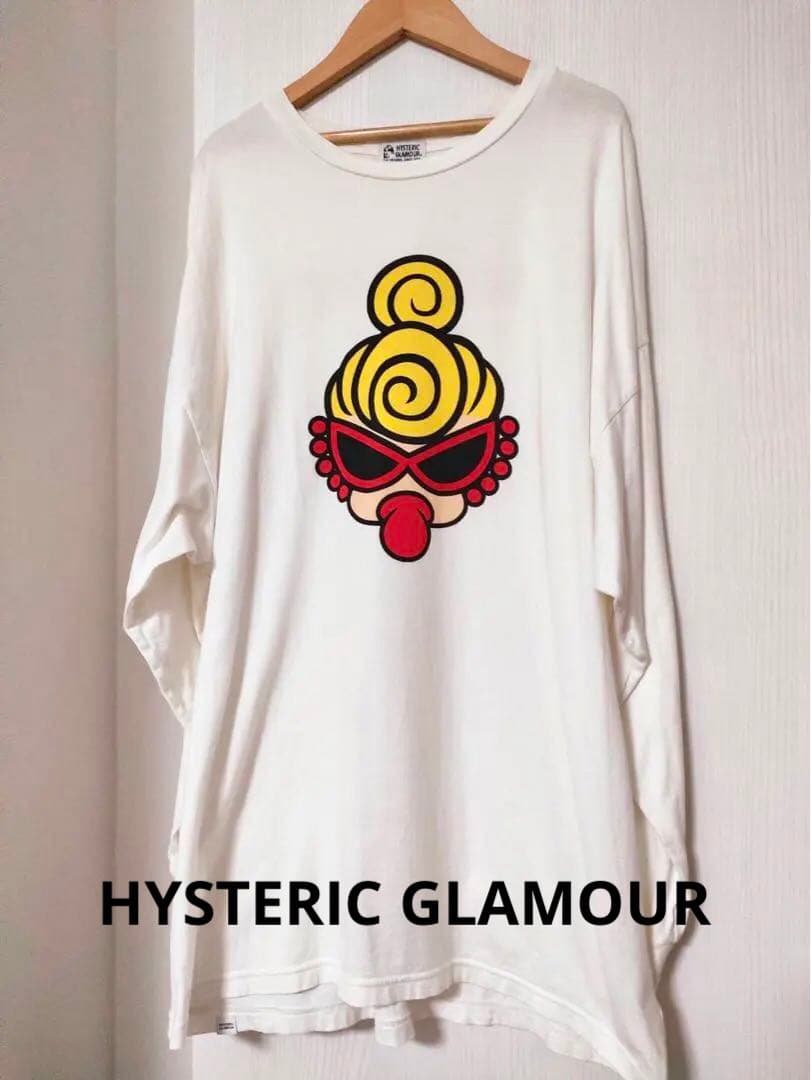 値下げ!HYSTERIC GLAMOUR ビッグアイコン ロンT - メルカリ