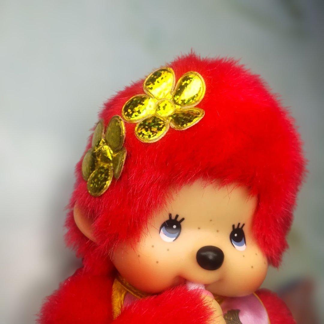 モンチッチ 赤 ぬいぐるみ【名古屋限定品】 - メルカリ