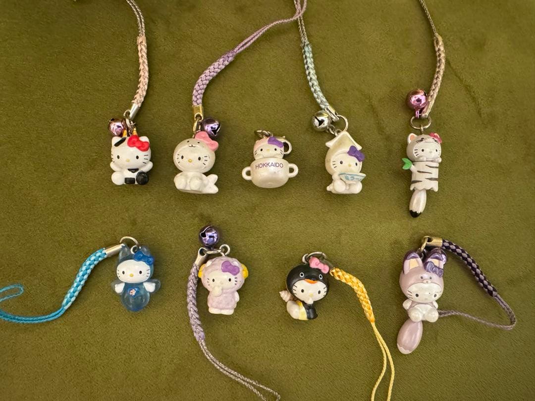サンリオご当地キティ　根付けストラップ　42個 レア 未使用品 ご当地キティ 根付け ストラップ 根付 ハローキティ