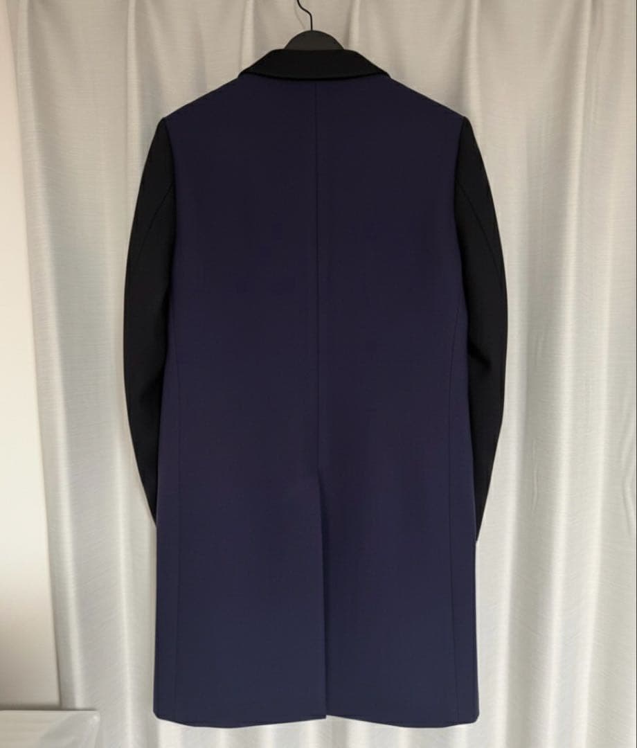 CARVEN 13aw ウールカシミア バイカラー チェスターコート