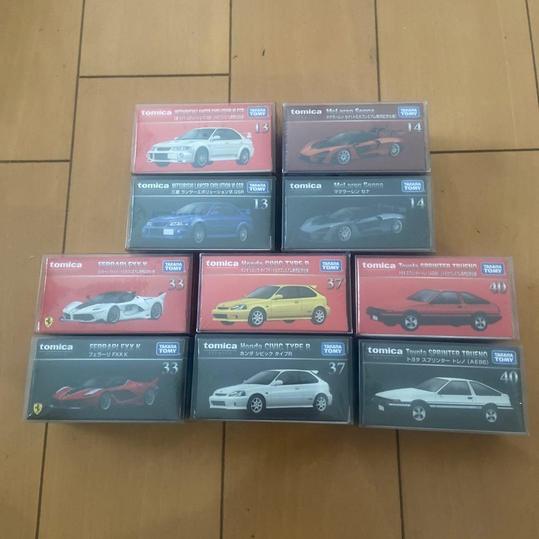 トミカプレミアム　まとめ売り 10台セット　C マクラーレンセナ　フェラーリ トミカプレミアム まとめ売り 10台セット C マクラーレンセナ