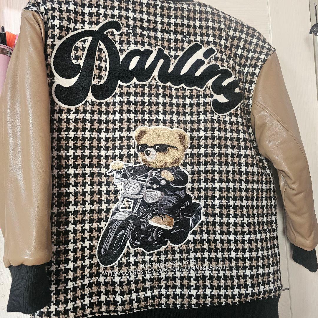 N*A様 《美品》Darich ダーリッチ Dベアチェックビッグスタジャン