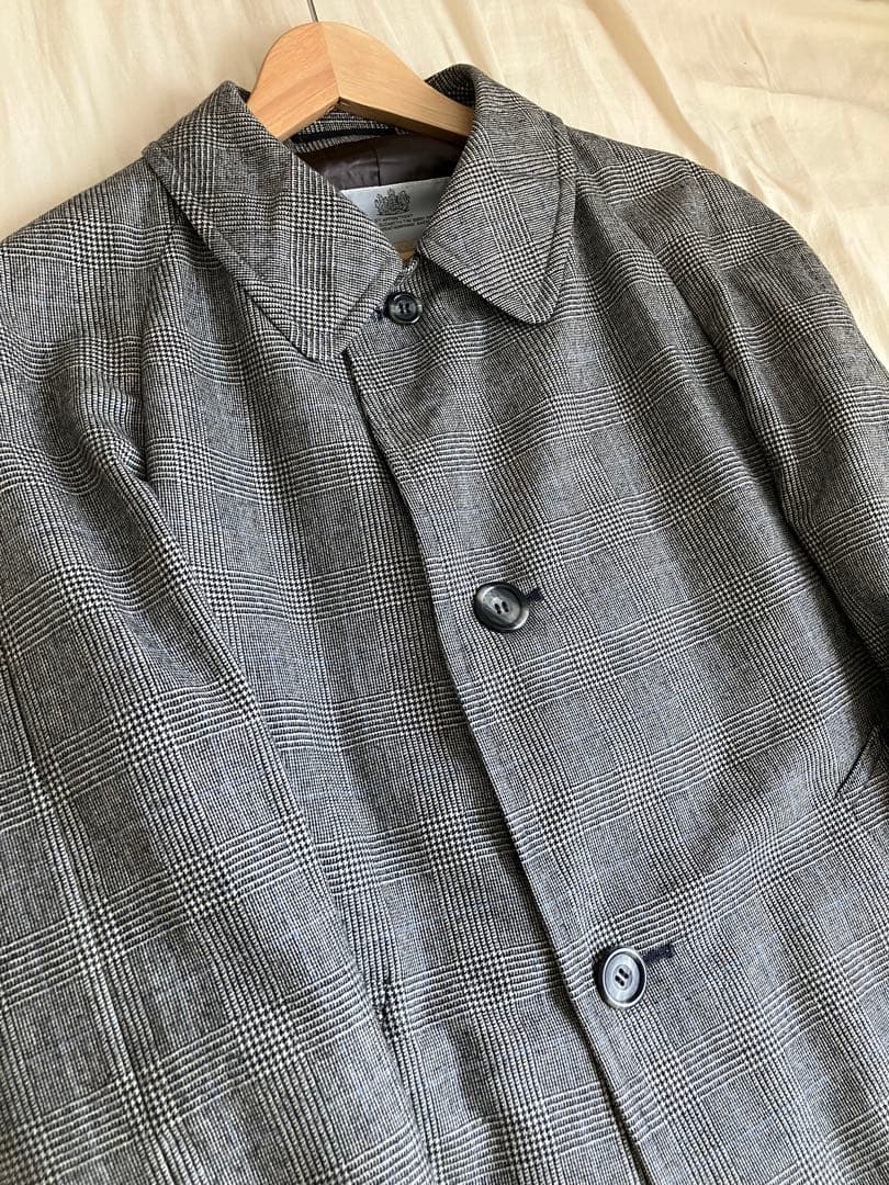 80's ヴィンテージ アクアスキュータム バルカラーコート グレン