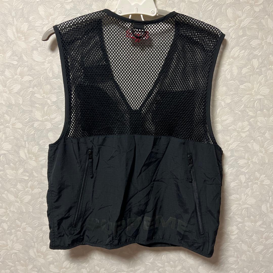 Supreme メッシュフィッシングベスト ブラックの通販はau PAY