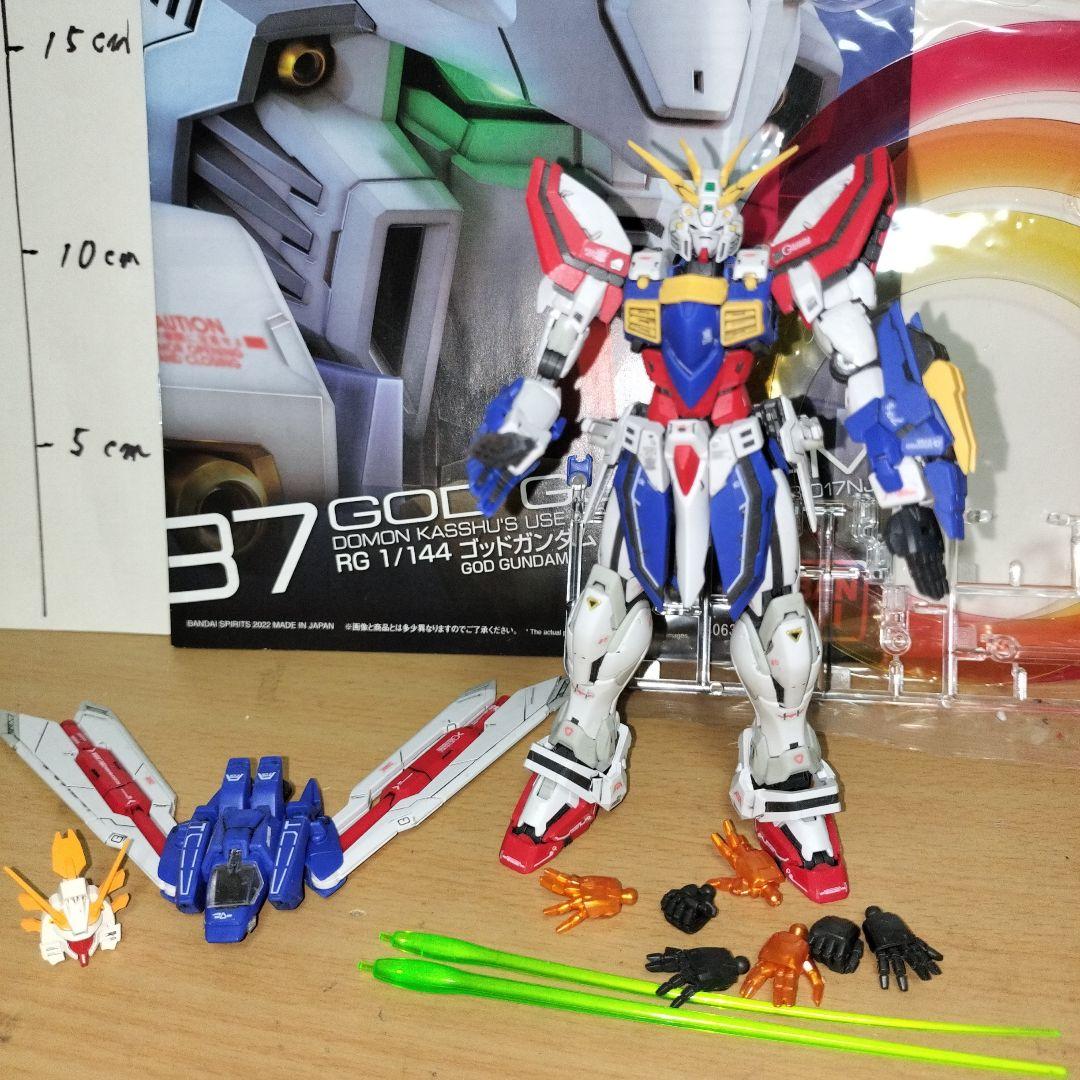 RG 1/144 ゴッドガンダム 塗装完成品 ガンプラ シャイニング Gガンダム