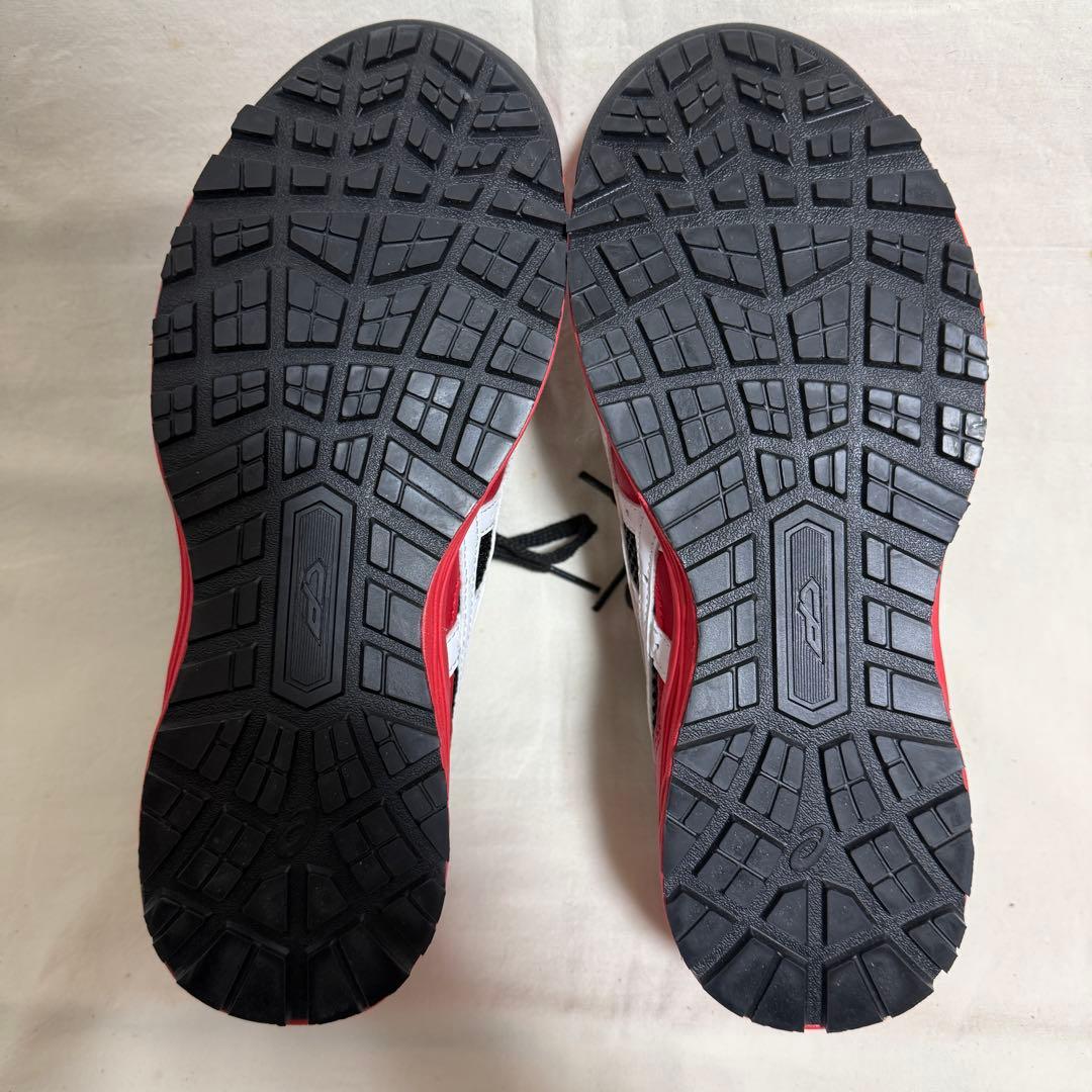 未使用、保管品 24.5cm！ アシックス ウィンジョブ CP210 紐 安全靴