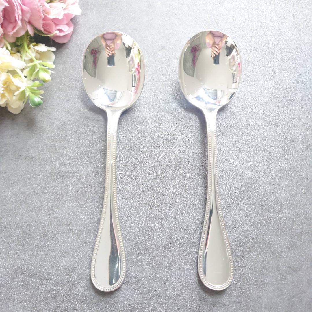 希少 美品 クリストフル パール コンソメスプーン 2点 - メルカリ