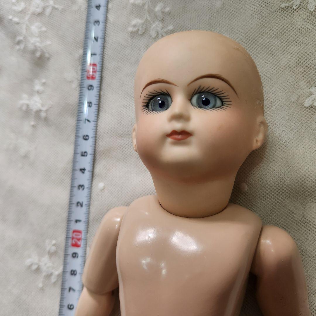 シーリーコンポジションボディ ビスクヘッド グラスアイ ビスクドール