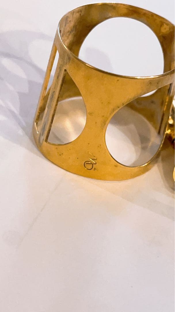 アトリエモモ リガチャー B♭クラリネット用 NSタテ ゴールド アルト