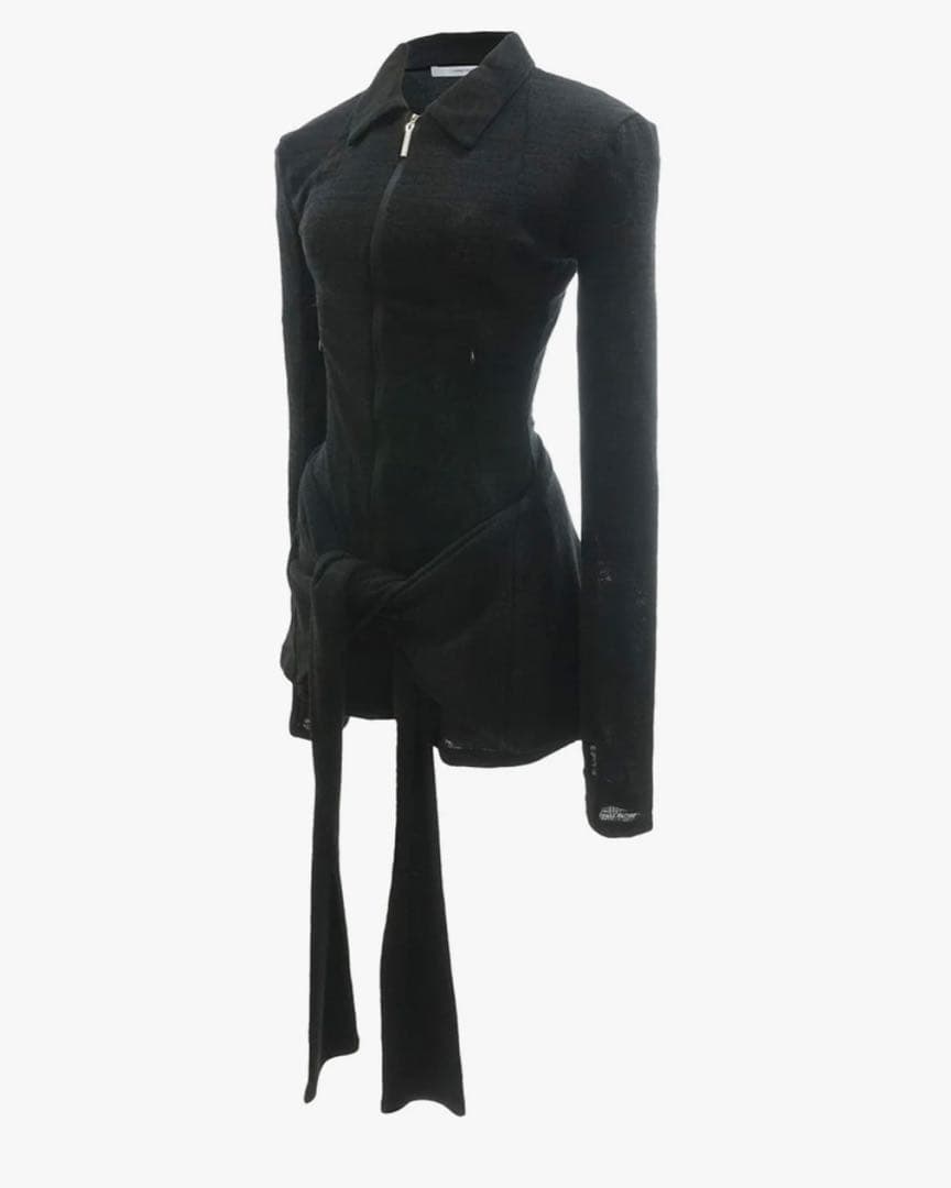 BLACK THEREDTHREAD S DRAPE ROMPER