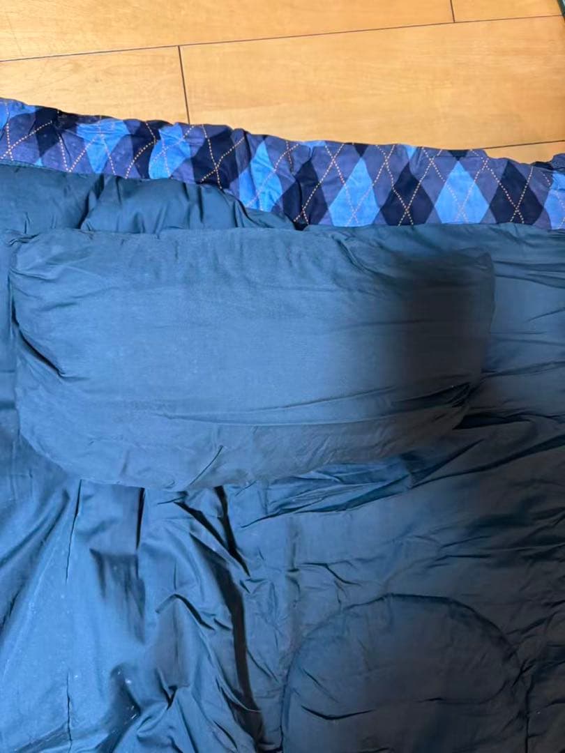 三点まとめ売り コールマン シュラフ 枕付き アーガイル