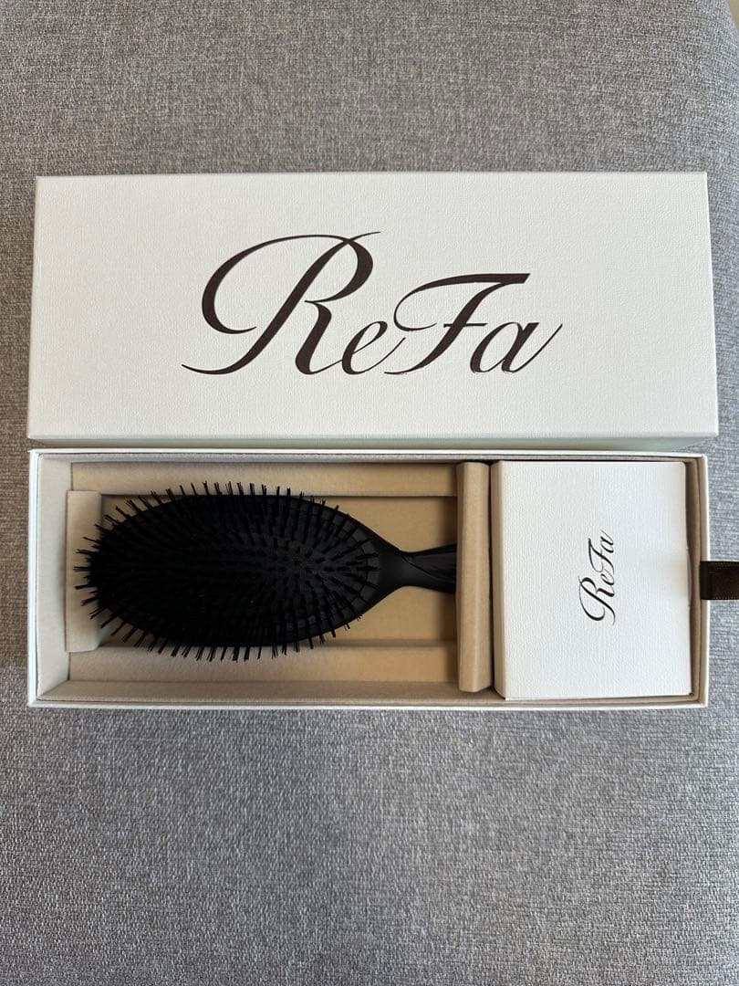 ReFa ブラック ヘアブラシ 箱付き