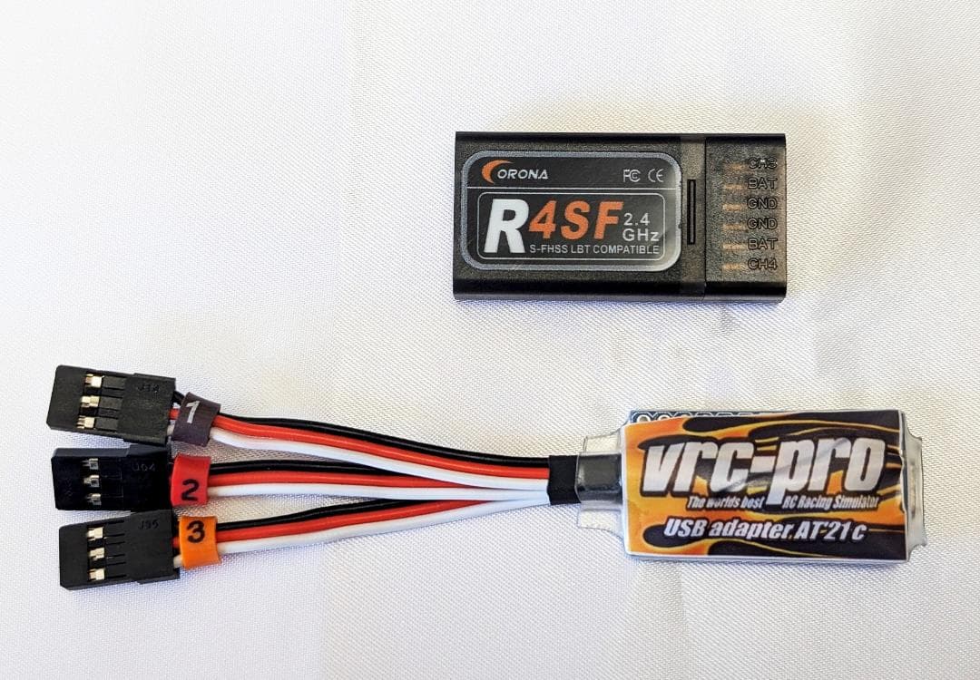 ○フタバ T3PV ○VRC PRO アダプター ○互換レシーバ 中古 送料無料