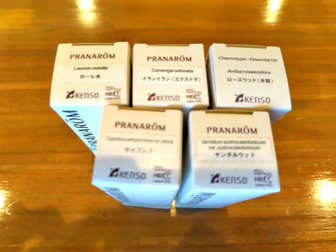 訳あり 期限切れ 新品』PRANARÔM エッセンシャルオイル 5本セット