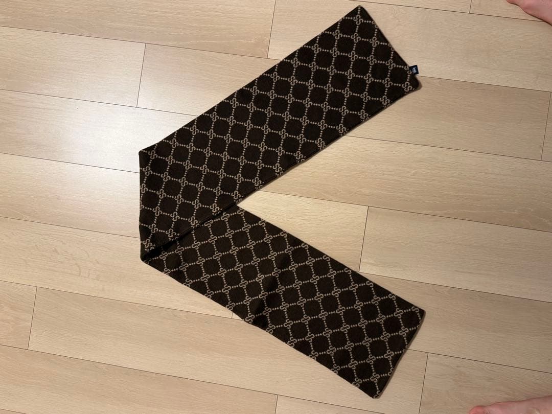 stussy モノグラムマフラー 中古・古着通販】stussy (ステューシー) 90's モノグラムマフラー