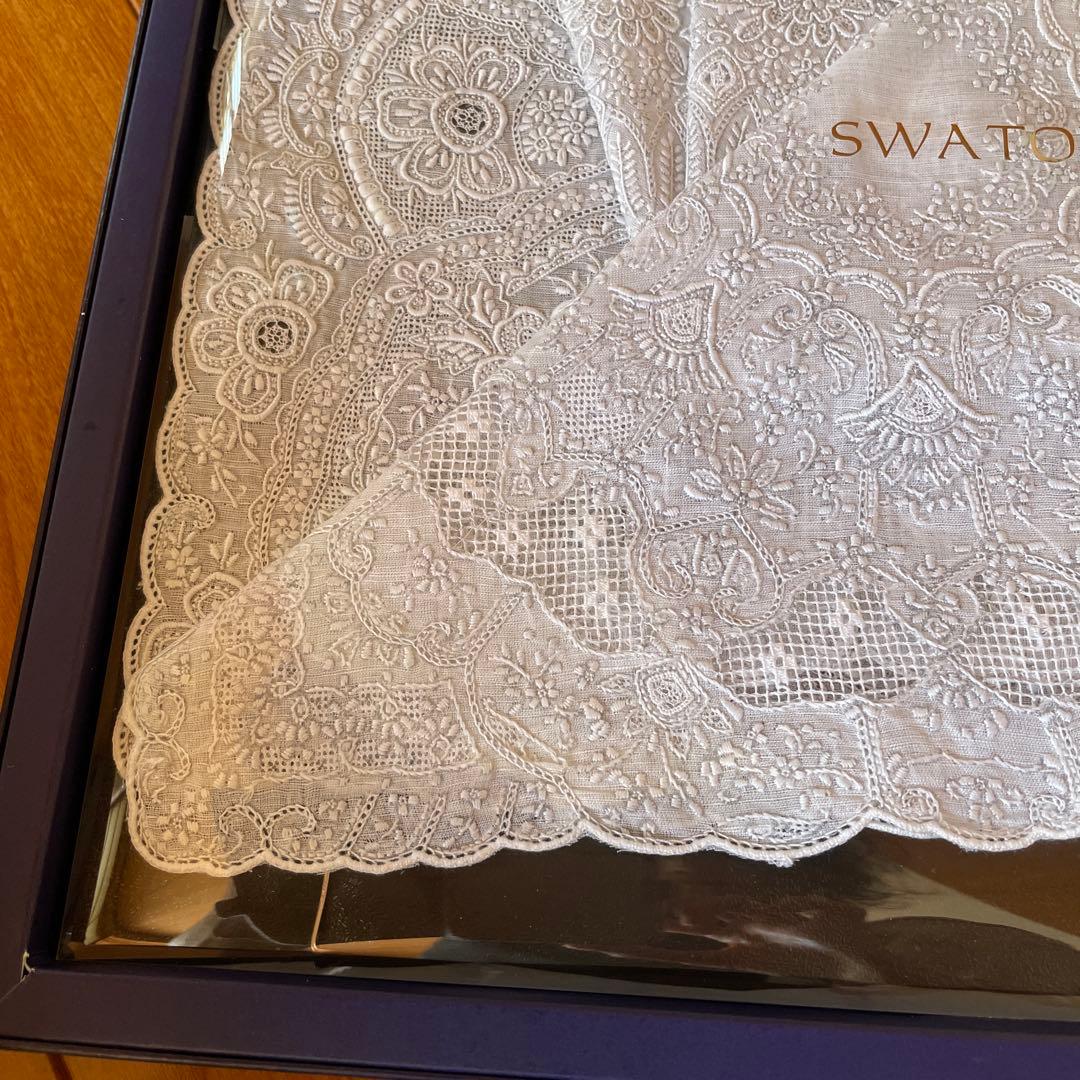 最高級 刺繍ハンカチ スワトウSWATOW 最高級と言われるハンカチ3枚入り