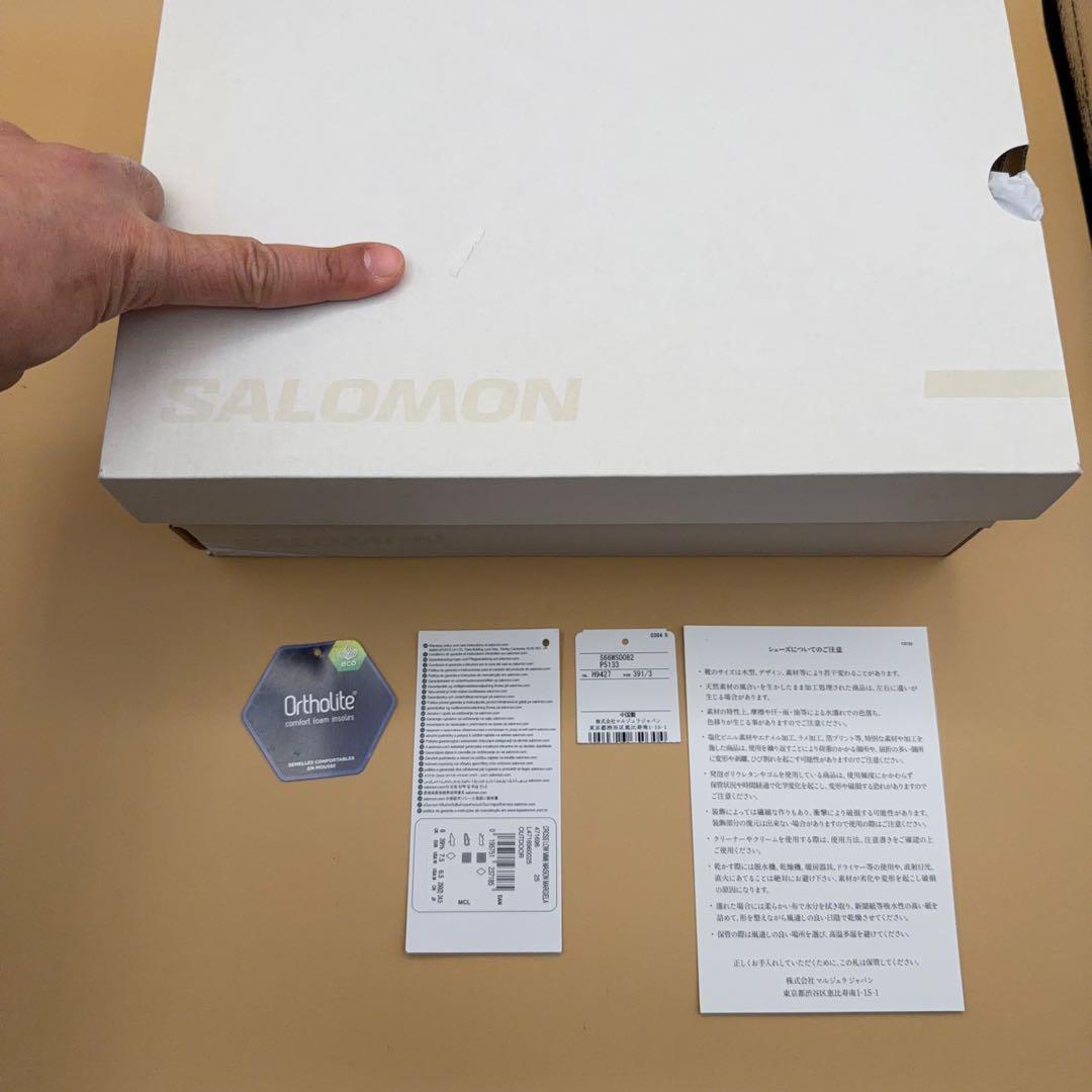 美品 SALOMON x MM6 CROSS LOW 24.5cm