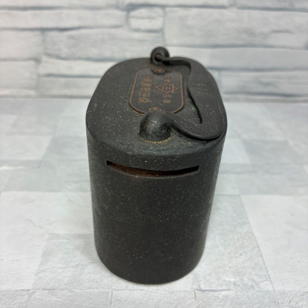 森田貯蓄銀行 非売品 貯金箱 真鍮 昭和 レトロ 鍵なし - アンティーク