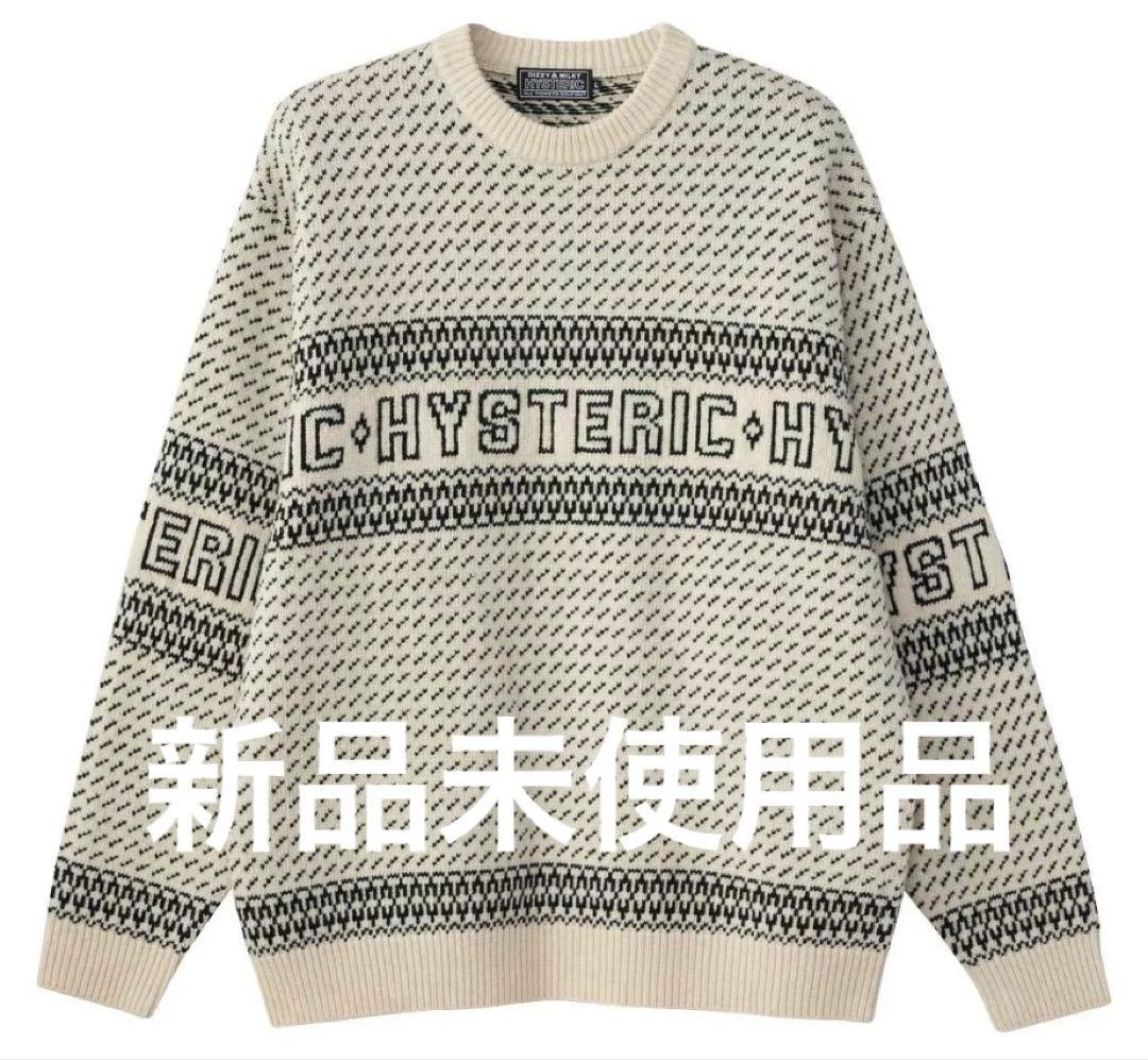 ヒステリックグラマーHYSTERIC GLAMOUR ジャカードセーター ニット