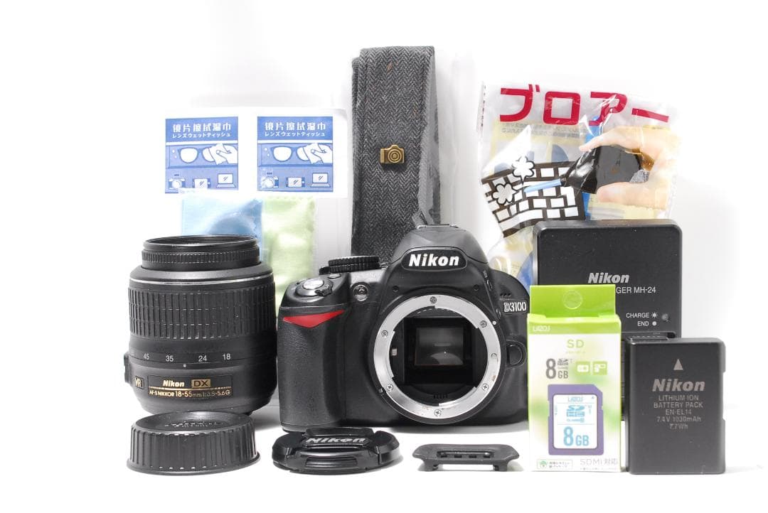 Nikon D3100 スマホ転送 万能の手振れ補正レンズ 写真も動画もOK
