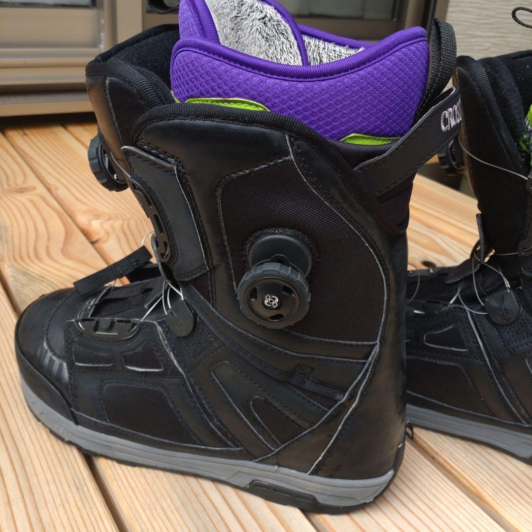 CROSS FIVE スノーボードブーツ XS ブラック/パープル