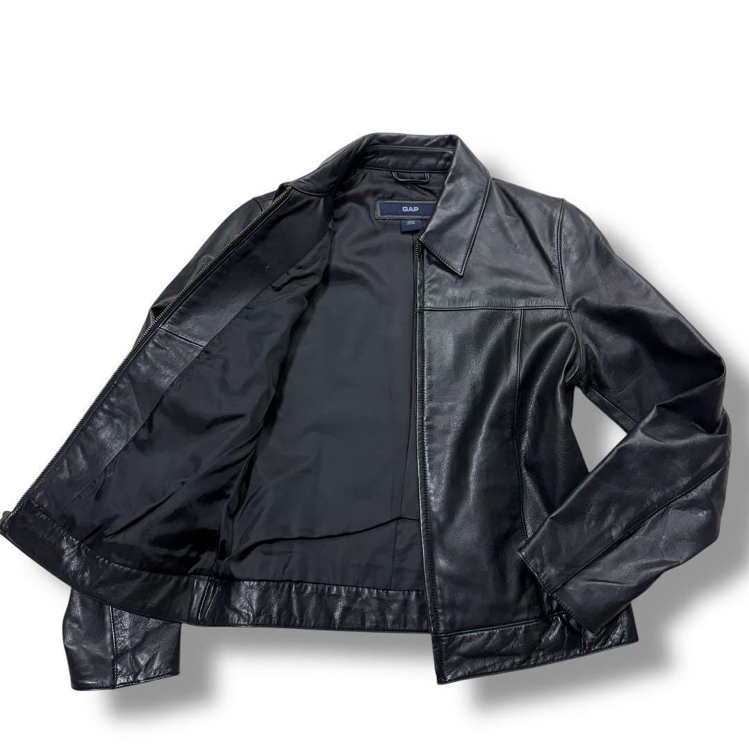 【美品】ギャップ 925 レザージャケット 牛革 90S 美品】ギャップ 925 レザージャケット 牛革 90S
