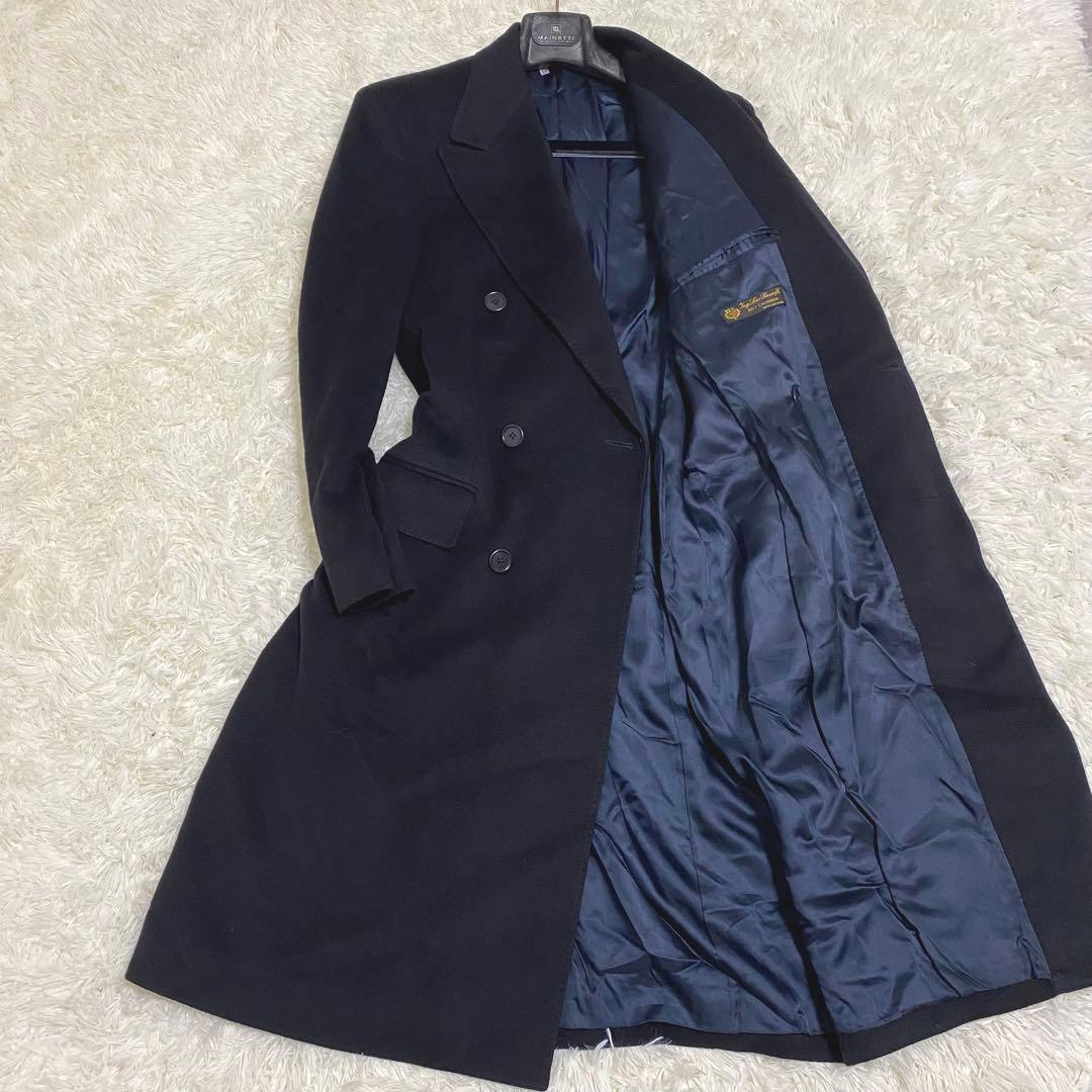 ミツミネ カシミヤ100% イタリア製 ロロピアーナ ダブル チェスター