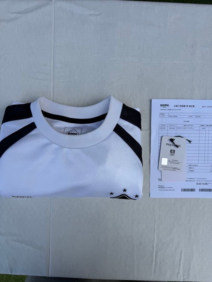 PlayStation F.C.Real Bristol サッカーシャツ M 白