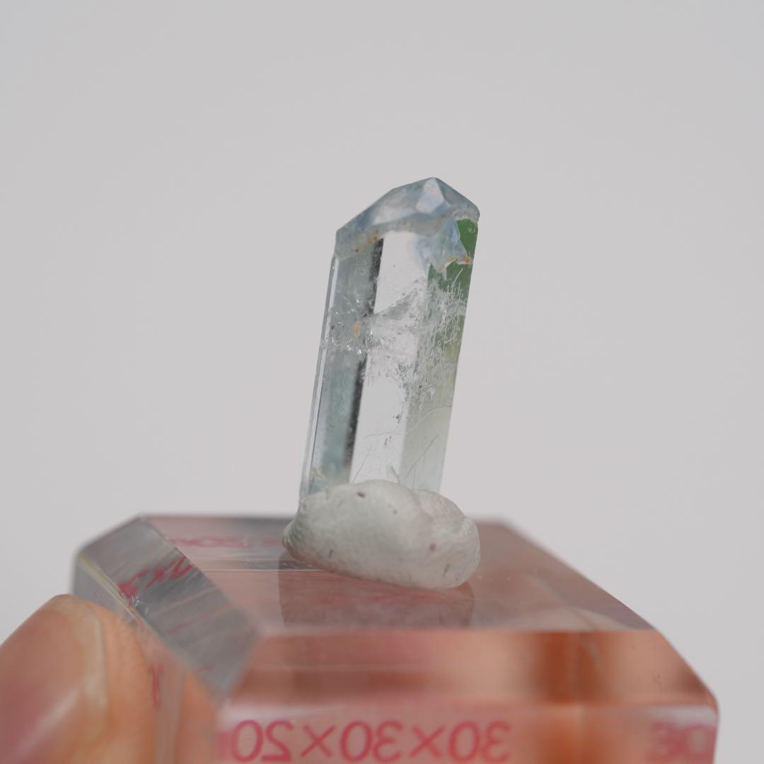 【激レア】【両錐結晶】アルカリベリル(アクアマリン) 23×8×5.5mm