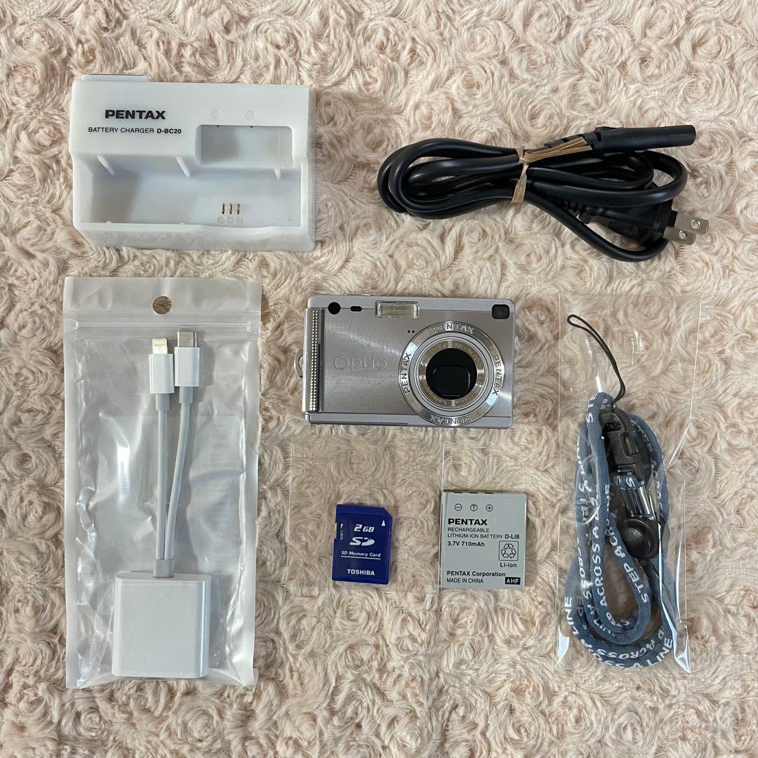 スマホ転送OK✨PENTAX Optio s5i✨動作確認済 可愛すぎるコンデジ