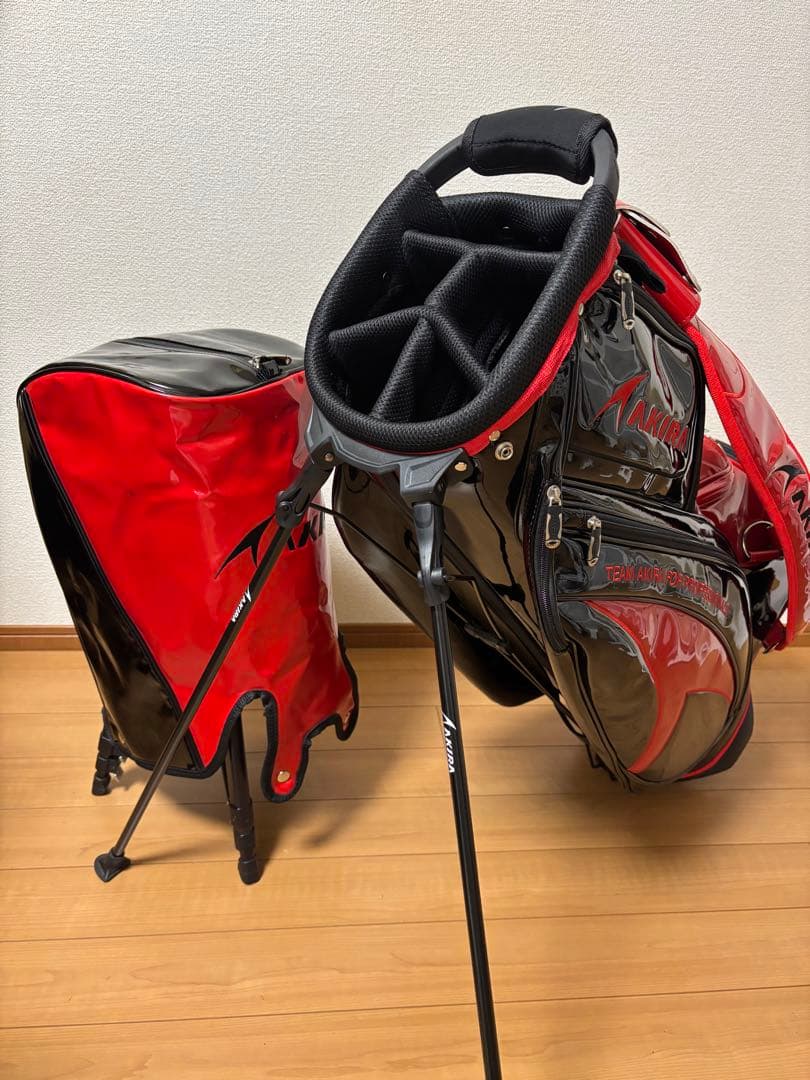 AKIRA アキラ 9.0型 アスリート プロモデル 超美品 キャディバック