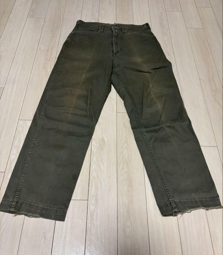キャントバステム フリスコパンツ フリスコジーンズ オリーブ 60's Lee