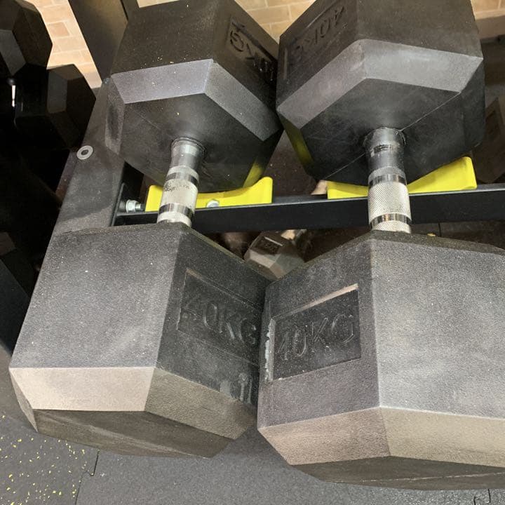 ヘックス  ラバーダンベル　　22.5kg 27.5kg 各2個