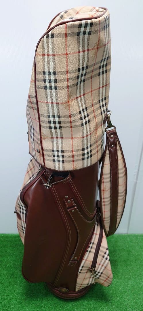 バーバリー(Burberry)キャディバッグ《8.5型》ノバチェック ベージュ