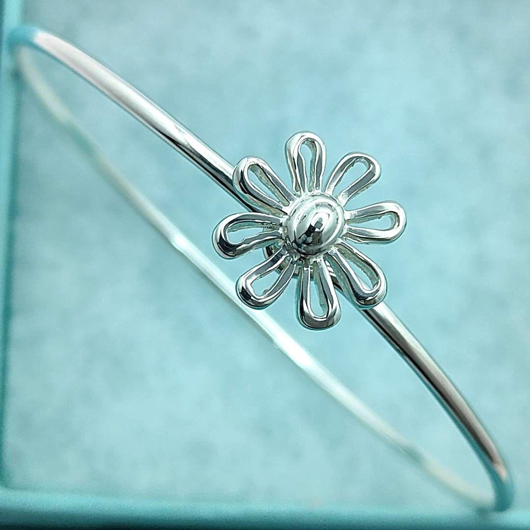 ☆在庫一掃☆【TIFFANY&Co.】デイジーフラワーバングル1098