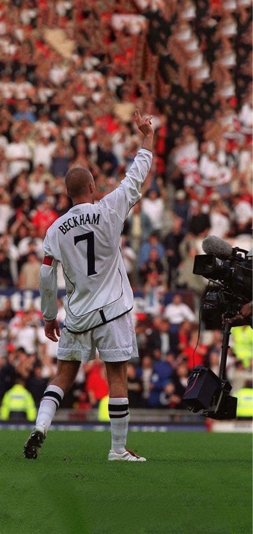 Umbro イングランド代表 2002 ベッカム 7番ユニフォーム タグ付き 2002