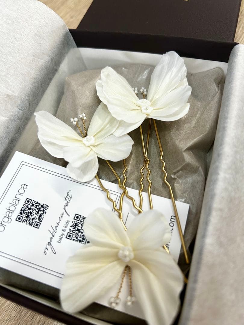 ORGABLANCA カプリピン　結婚式　ヘア おしゃれ花嫁様ウエディングアクセサリー＆ドレスレンタル|orgablanca